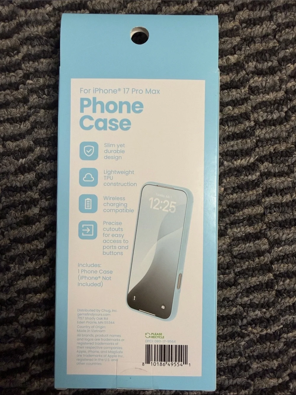 Target Light Blue Phone Case for iPhone 17 Pro Max
